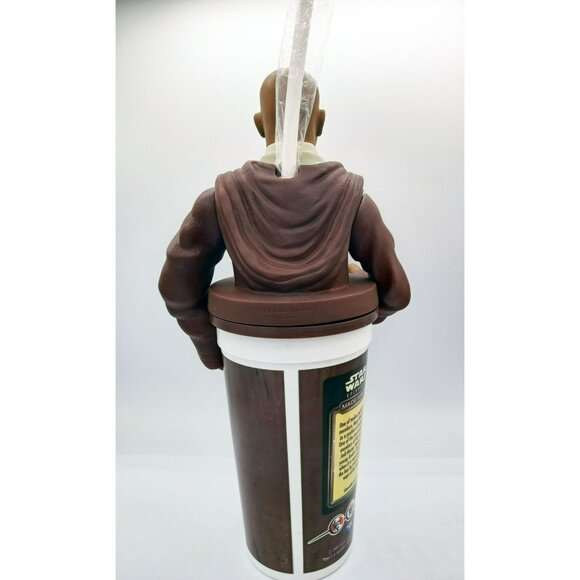 2 Mace Windu Star Wars Episode I Phantom Menace Fast Food Cups Tops Straw 1999 - Picture 5 of 15